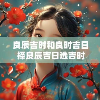 良辰吉时和良时吉日 择良辰吉日选吉时