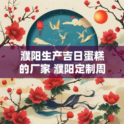 濮阳生产吉日蛋糕的厂家 濮阳定制周年蛋糕