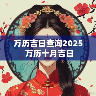 万历吉日查询2025 万历十月吉日