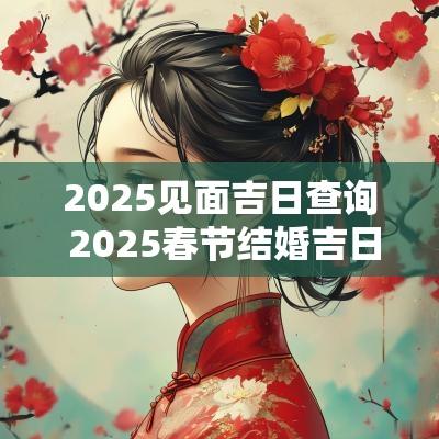2025见面吉日查询 2025春节结婚吉日查询