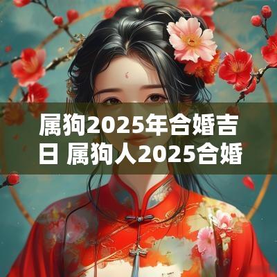 属狗2025年合婚吉日 属狗人2025合婚吉日