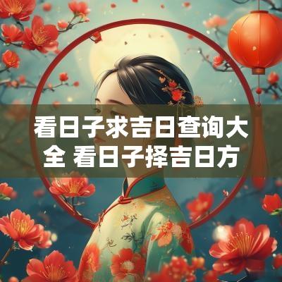看日子求吉日查询大全 看日子择吉日方法视频
