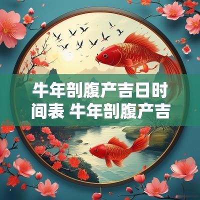 蛇年剖腹产吉日时间表 蛇年剖腹产吉日查询