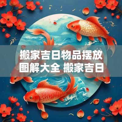 搬家吉日物品摆放图解大全 搬家吉日物品摆放图