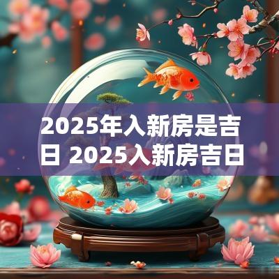 2025年入新房是吉日 2025入新房吉日查询