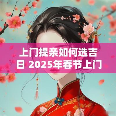 上门提亲如何选吉日 2025年春节上门提亲吉日一览表