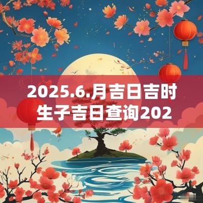 2025.6.月吉日吉时 生子吉日查询2025吉时