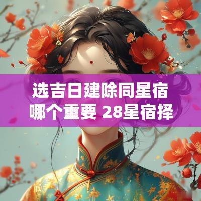 选吉日建除同星宿哪个重要 28星宿择吉日吉凶详解