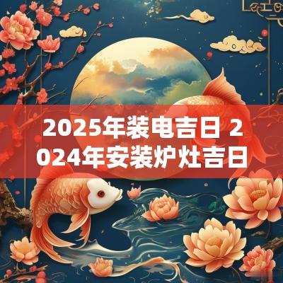 2025年装电吉日 2025年安装炉灶吉日一览表