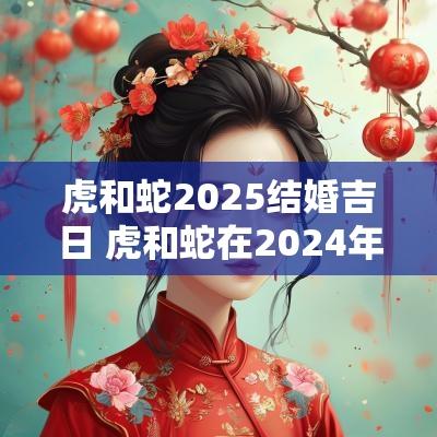 虎和蛇2025结婚吉日 虎和蛇在2025年结婚吉日是哪几天