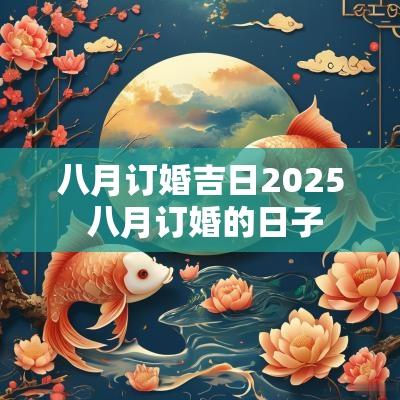 八月订婚吉日2025 八月订婚的日子