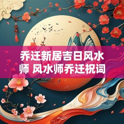 乔迁新居吉日风水师 风水师乔迁祝词