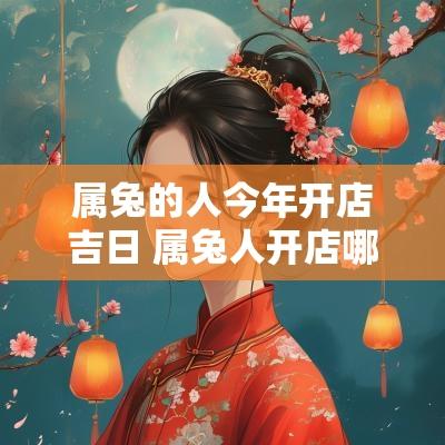 属兔的人今年开店吉日 属兔人开店哪个方位最聚财