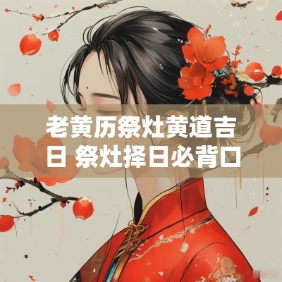 老黄历祭灶黄道吉日 祭灶择日必背口诀表