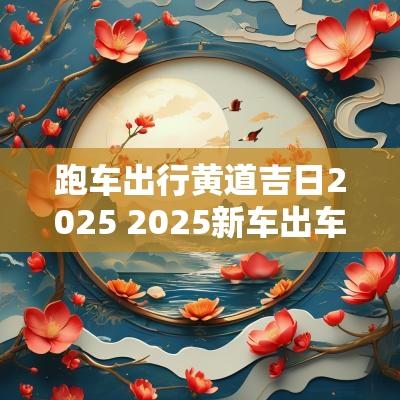 跑车出行黄道吉日2025 2025新车出车黄道吉日