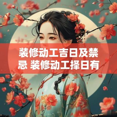 装修动工吉日及禁忌 装修动工择日有什么讲究