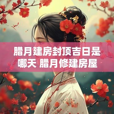 腊月建房封顶吉日是哪天 腊月修建房屋的吉日