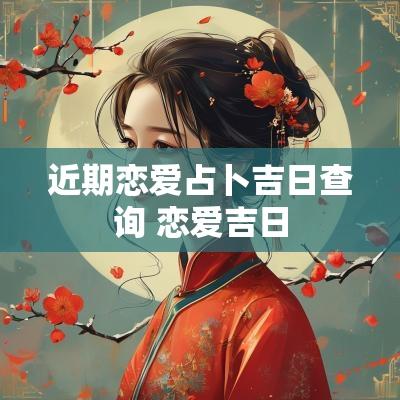 近期恋爱占卜吉日查询 恋爱吉日