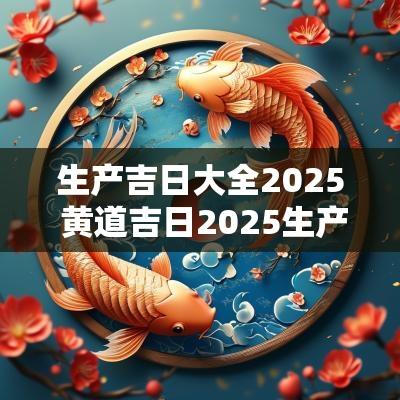 生产吉日大全2025 黄道吉日2025生产吉日