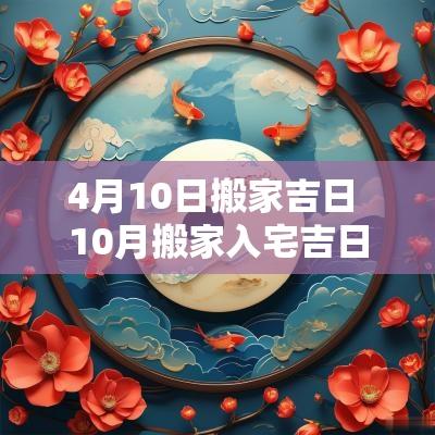 4月10日搬家吉日 10月搬家入宅吉日