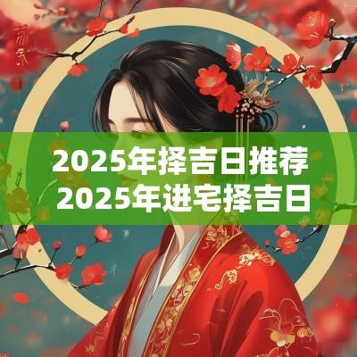 2025年择吉日推荐 2025年进宅择吉日