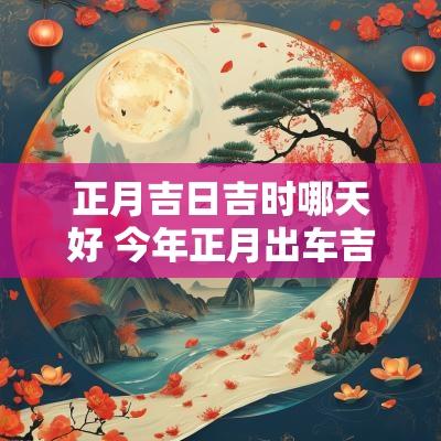 正月吉日吉时哪天好 今年正月出车吉日吉时