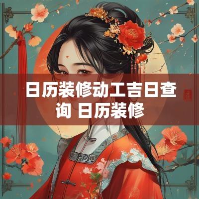 日历装修动工吉日查询 日历装修