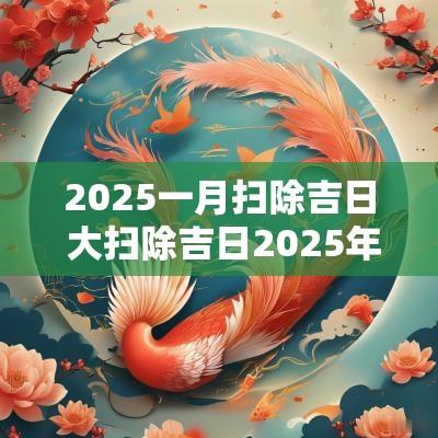2025一月扫除吉日 大扫除吉日2025年1月
