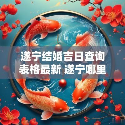 遂宁结婚吉日查询表格最新 遂宁哪里算结婚日子