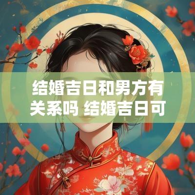 结婚吉日和男方有关系吗 结婚吉日可信吗