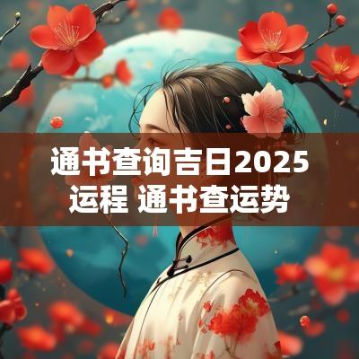 通书查询吉日2025运程 通书查运势