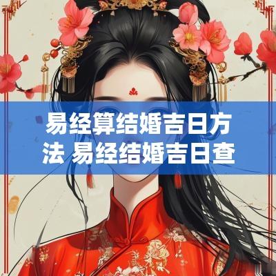 易经算结婚吉日方法 易经结婚吉日查询系统最新