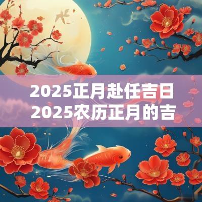 2025正月赴任吉日 2025农历正月的吉日