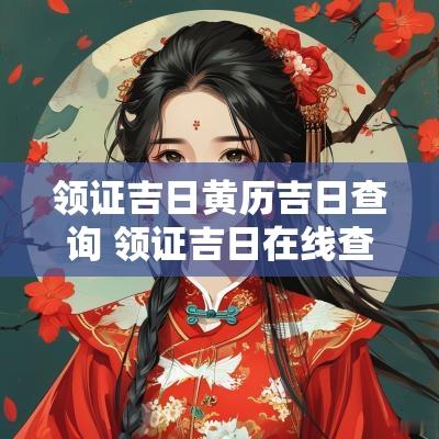 领证吉日黄历吉日查询 领证吉日在线查询
