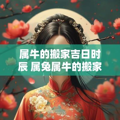 属牛的搬家吉日时辰 属兔属牛的搬家吉日