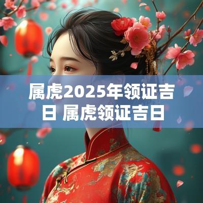 属虎2025年领证吉日 属虎领证吉日