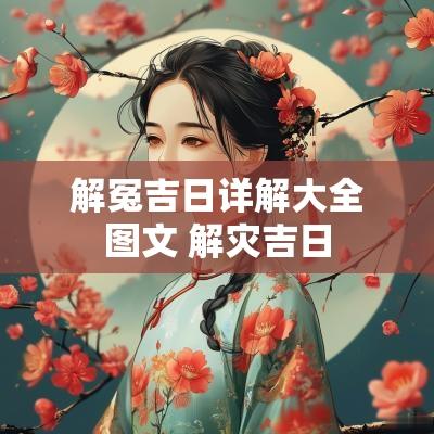解冤吉日详解大全图文 解灾吉日
