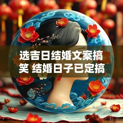 选吉日结婚文案搞笑 结婚日子已定搞笑文案