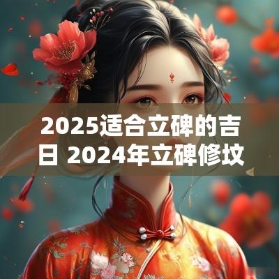2025适合立碑的吉日 2025年立碑修坟吉日