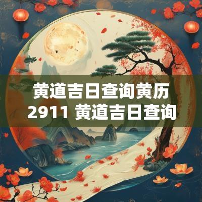 黄道吉日查询黄历2911 黄道吉日查询2025
