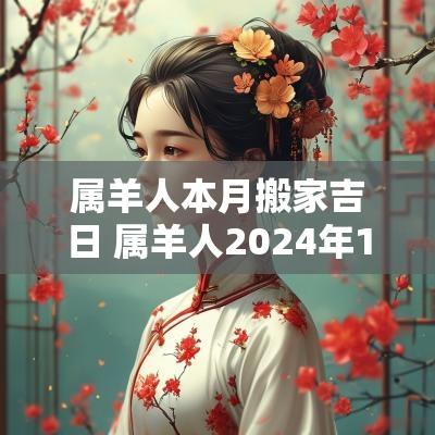 属羊人本月搬家吉日 属羊人2025年11月份搬家吉日