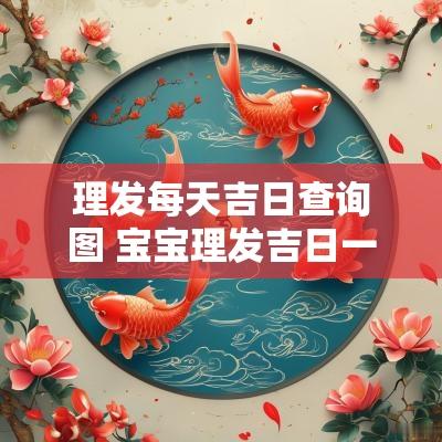 理发每天吉日查询图 宝宝理发吉日一览表