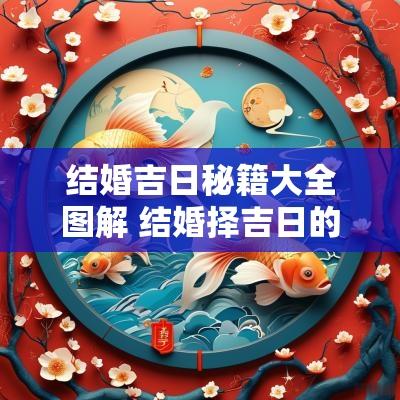 结婚吉日秘籍大全图解 结婚择吉日的正确方法图解