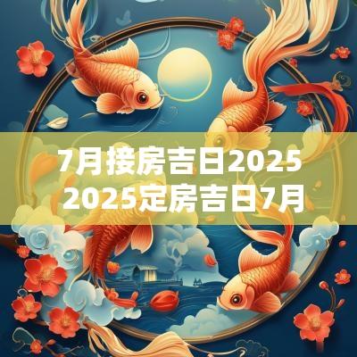 7月接房吉日2025 2025定房吉日7月