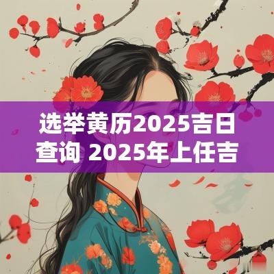 选举黄历2025吉日查询 2025年上任吉日黄历