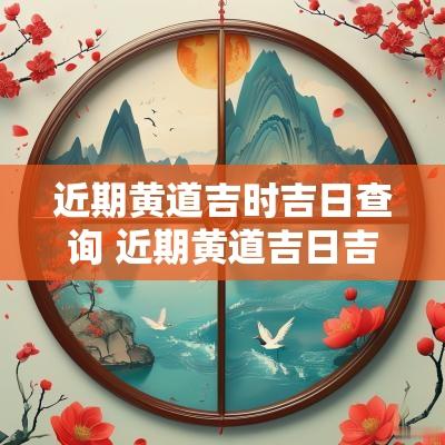 近期黄道吉时吉日查询 近期黄道吉日吉日查询