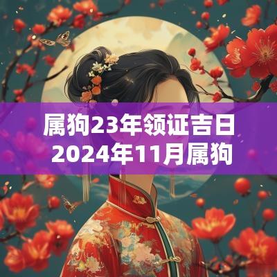 属狗23年领证吉日 2025年11月属狗领证吉日