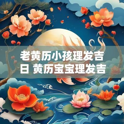 老黄历小孩理发吉日 黄历宝宝理发吉日查询