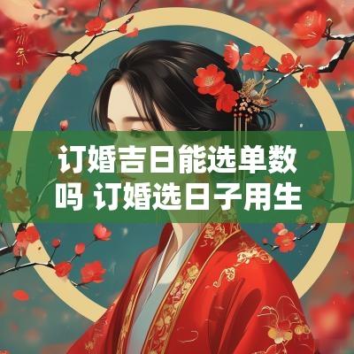 订婚吉日能选单数吗 订婚选日子用生辰八字吗