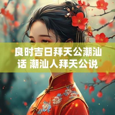 良时吉日拜天公潮汕话 潮汕人拜天公说吉利话